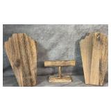 Wooden Jewelry Display Holders, Necklace Busts,