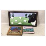 Framed Tile Art Whipley and Sibley,Brian C Flynn