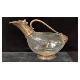 Vintage Royal Crystal and Silver Plated Italian