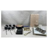 barware and hosting accessories, including,