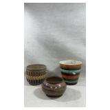 decorative ceramic pots or planters