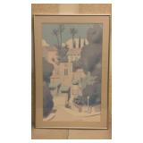 Framed Art Print Titled "Graciosa" by Artist