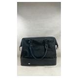 Beis Black Weekender Bag Lightweight Zip Closure
