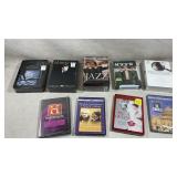 collection of various documentary and film DVDs