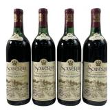 (4) 1976 Souverain North Coast Cabernet Sauvignon