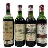 (4) Sealed Collectors Wine Bottles