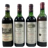 (4) Sealed Collectors Wine Bottles