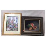 vintage still life oil painting & print