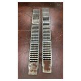 Foldable steel loading ramps