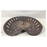 Rustic Cast Iron Tractor Seat with Mounting Bolt