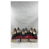3 pairs of  Salvatore Ferragamo ladies Heels