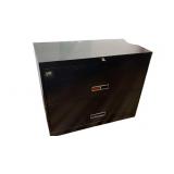 Locking 2 Drawer Metal File Cabinet with Key