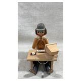 traditional Erzgebirge German wooden incense