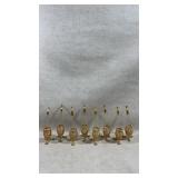 Moser Blown Glass Wine Sipper  Enameled Flowers