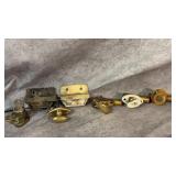 Antique Brass Thumb Turn Latches, Brass Cabinet