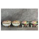 One Pair of Antique Nippon Salt Cellars, One Pair