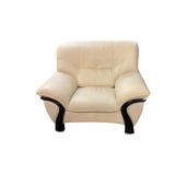 Contemporary DINGMEI Leather Oversized Armchair