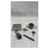 collection of antique Victorian-era silver items