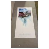 Michael Atkinson "Smokey ridge" print on paper