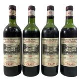 (4) Sealed 1974 Chï¿½teau de Marbuzet