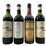 (4) Sealed Collectors Bottles Of Wine