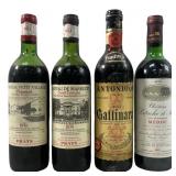 (4) Bottles Of Sealed Collector Wine Bottles