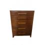 Wooden Five-Drawer Chest of Drawers