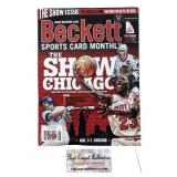 MICHAEL JORDAN AUTOGRAPHED 2011 BECKET MAGAZINE