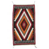 ANTIQUE NAVAJO EYE DAZZLER WEAVING / RUG