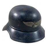 ORIGINAL WWII GERMAN LUFTSCHUTZ "GLADIATOR" HELMET