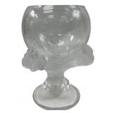 LALIQUE BAGHEERA CLAW VASE