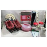 collection includes various home decor items,