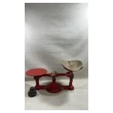antique Fairbanks No. 3 size cast iron balance