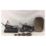 Antique Country Store Countertop Scales