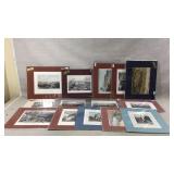 Engravings and Prints with Matting