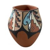 F.D JEMEZ Native American pottery vase