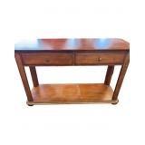 2 Drawer Inlaid Wood Sofa /Entry Table