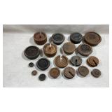 antique cast iron scale weights,