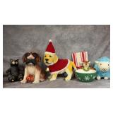 Cracker Barrel "Eye Want Candy" Resin Dog Figurine