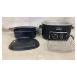 Ninja cooking system, powers on