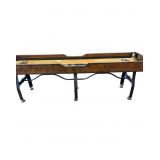 Shuffleboard Table with Metal Legs and Cover