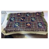 A thanksgiving themed rug