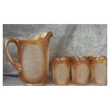 Vintage Imperial Glass Marigold Carnival Water