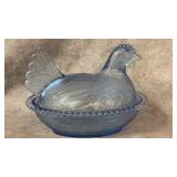 Vintage Indiana Glass Company "Hen on a Nest"
