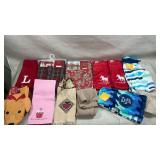 Group of new/like new hand towels and tablecloths