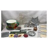 collection of various decorative and vintage