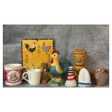 Vintage Ceramic Tiki Mug "Orchids of Hawaii" Made