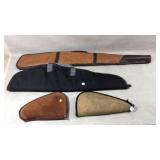 Four Assorted Gun Cases in Various Materials