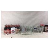 Collectible Glasses COCA COLA, Ohio Buckeyes,