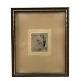 Meta Pluckebaum Framed Etching